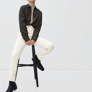 Everlane Women's High Rise Jeans in Cream